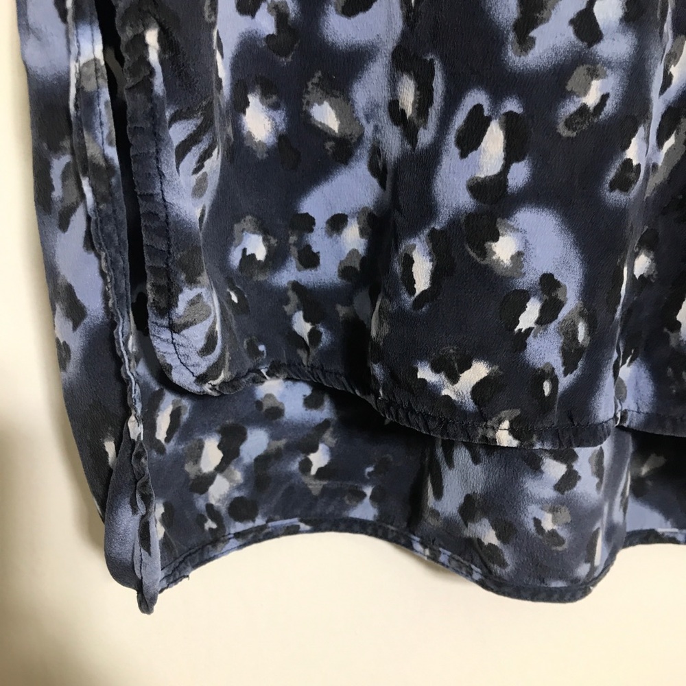 Equipment - Leopard Print Button Down Blouse - image 3